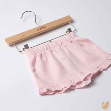 Short in lino voilant Gonna e Shorts