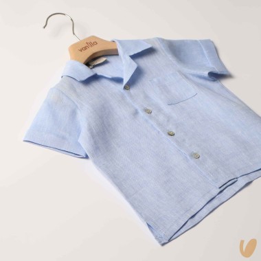 Camicia in puro lino T-Shirt e Camicia