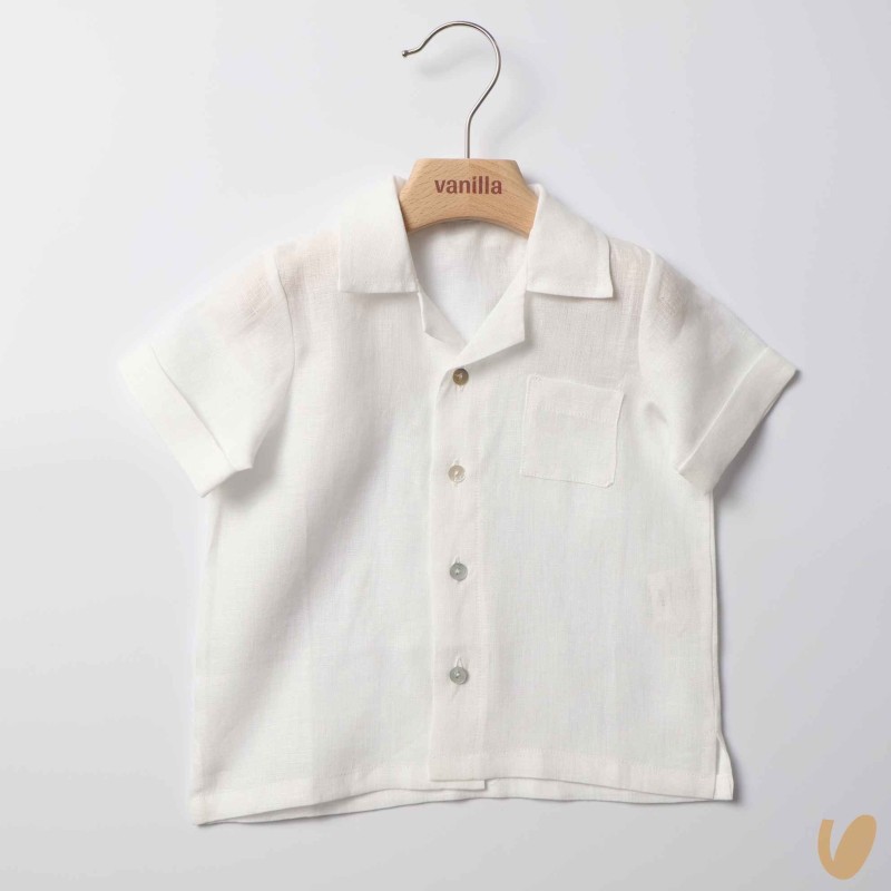 Camicia in puro lino T-Shirt e Camicia