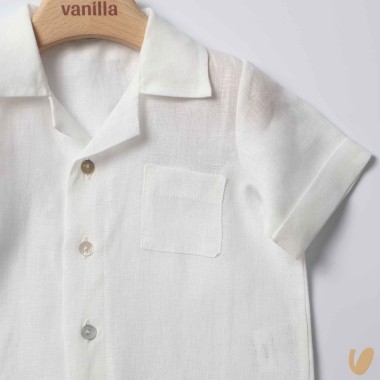 Camicia in puro lino T-Shirt e Camicia