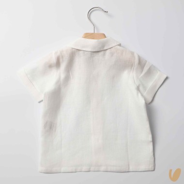 Camicia in puro lino T-Shirt e Camicia