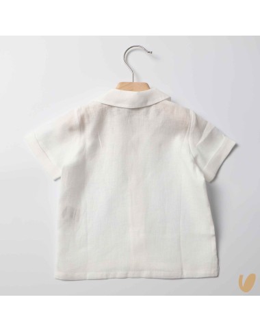Shirt in pure linen