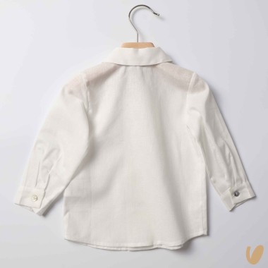 Camicia doppiopetto in puro lino T-Shirt e Camicia