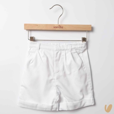 Bermuda in piquè di cotone Bermuda e Salopette