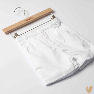 Bermuda in piquè di cotone Bermuda e Salopette