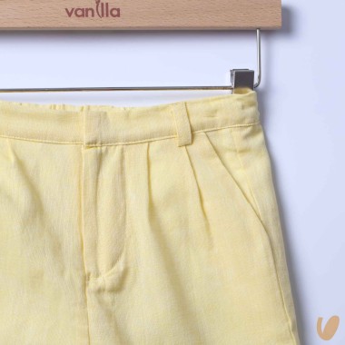 Bermuda in piquè di cotone Bermuda e Salopette