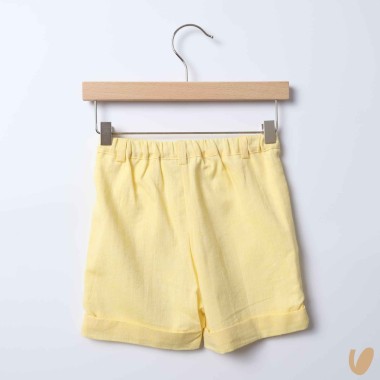 Bermuda in piquè di cotone Bermuda e Salopette