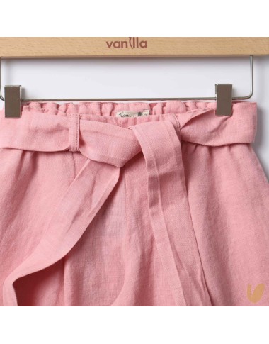 Cropped linen trousers