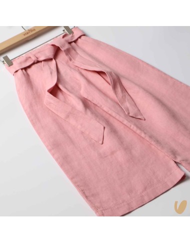 Pantalone in lino cropped Pantaloni e Jeans