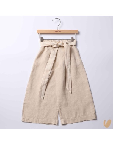 Pantalone in lino cropped Pantaloni e Jeans