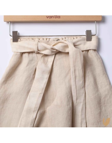 Pantalone in lino cropped Pantaloni e Jeans