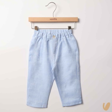 Pantalone in puro lino Pantaloni e Jeans