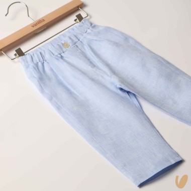 Pantalone in puro lino Pantaloni e Jeans