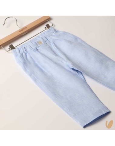 Pure linen trousers