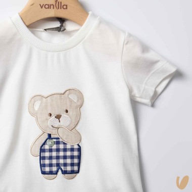 Completo orsetto vichy Completo e Pagliaccetto