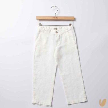 Pantalone in puro lino Pantaloni