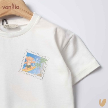 T-shirt orsetto surf T-Shirt e Polo