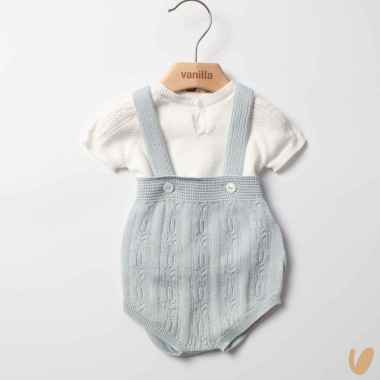 Salopette e maglia cotone organico Completo e Pagliaccetto