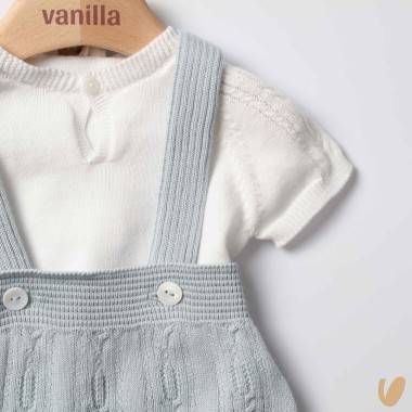 Salopette e maglia cotone organico Completo e Pagliaccetto