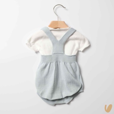 Salopette e maglia cotone organico Completo e Pagliaccetto