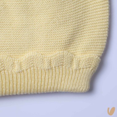 Cappello nascita in cotone organico Cappello e Guanti