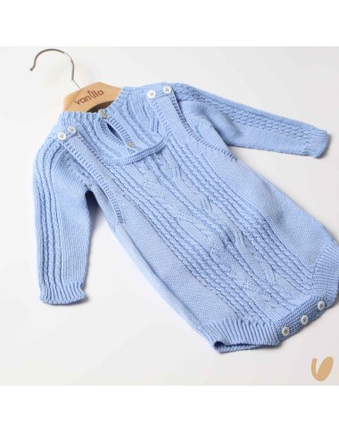 Completo salopette e cardigan filo di cotone organico Completo e Pagliaccetto