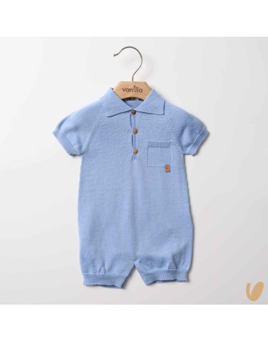 Organic cotton polo romper