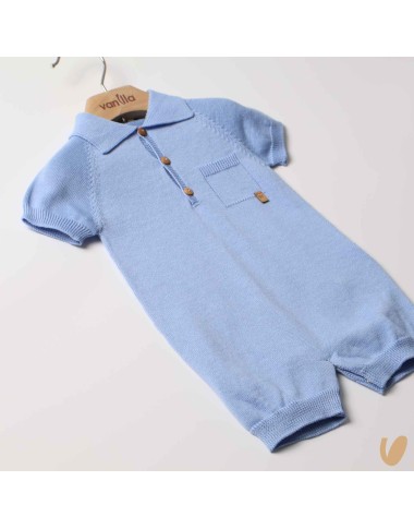 Organic cotton polo romper