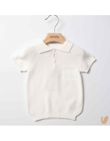 Polo in filo punto riso Cardigan e Maglia