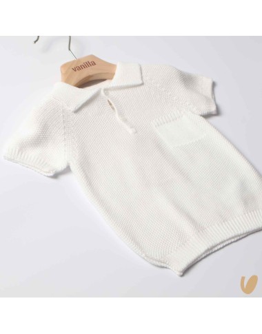 Polo in filo punto riso Cardigan e Maglia