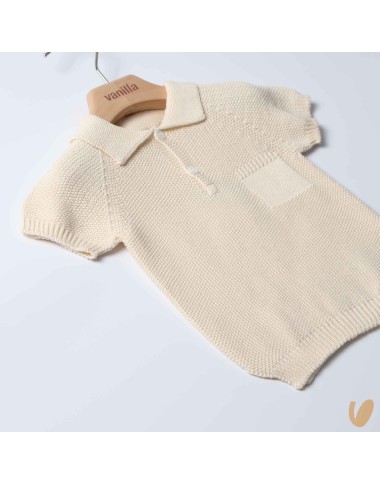 Polo in filo punto riso Cardigan e Maglia