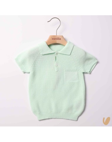 Polo in filo punto riso Cardigan e Maglia