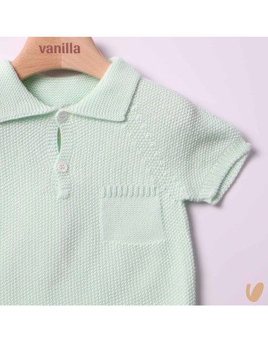 Polo in filo punto riso Cardigan e Maglia