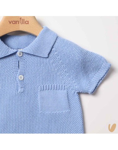 Polo in filo punto riso Cardigan e Maglia