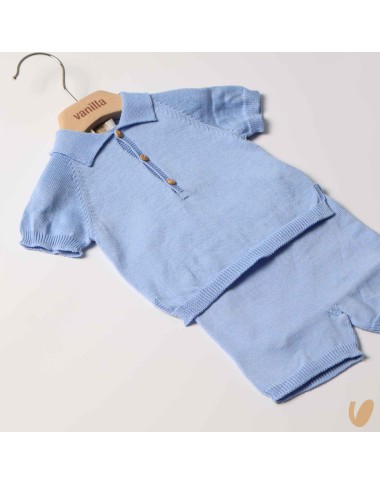 Complete polo shores and short organic cotton wire
