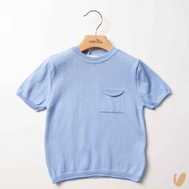 Shirt in filo di cotone organico Cardigan e Maglia