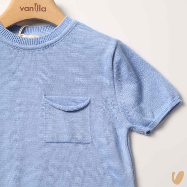 Shirt in filo di cotone organico Cardigan e Maglia