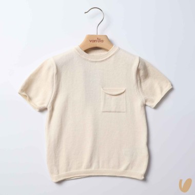 Shirt in filo di cotone organico Cardigan e Maglia