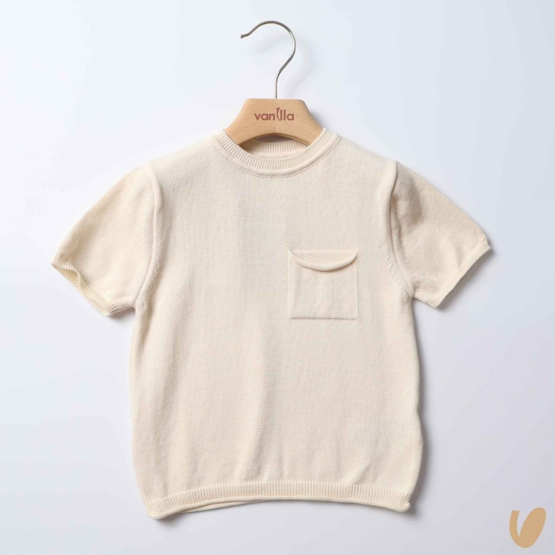 Shirt in filo di cotone organico Cardigan e Maglia