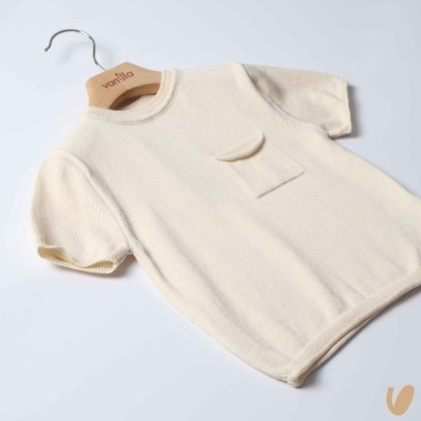 Shirt in filo di cotone organico Cardigan e Maglia