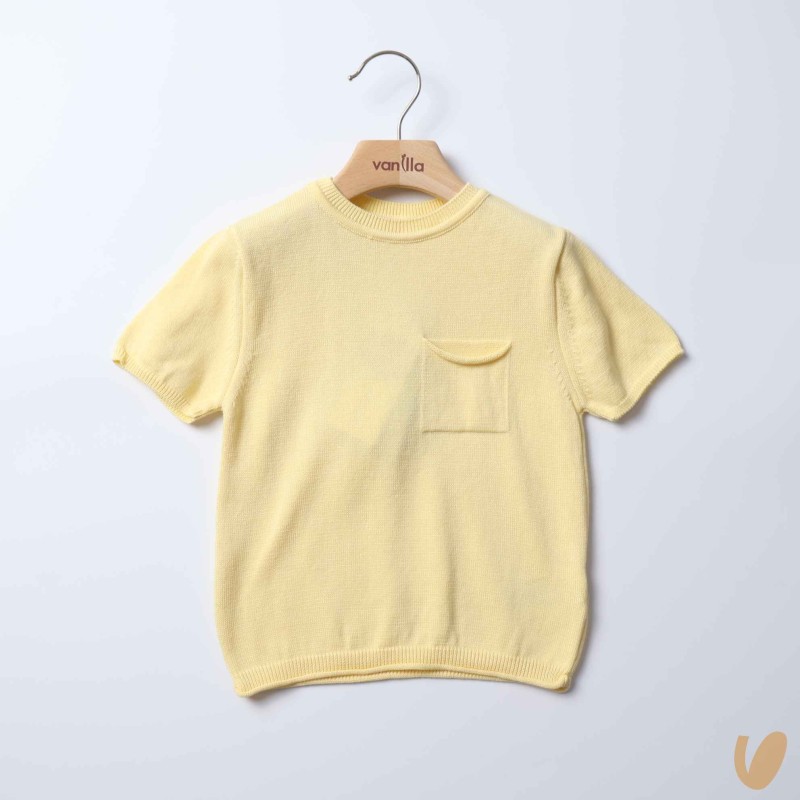 Shirt in filo di cotone organico Cardigan e Maglia