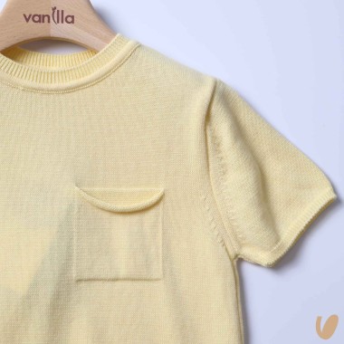 Shirt in filo di cotone organico Cardigan e Maglia