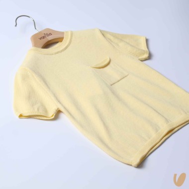 Shirt in filo di cotone organico Cardigan e Maglia