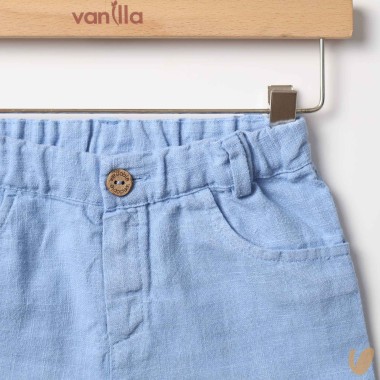 Short in puro lino Bermuda e Salopette