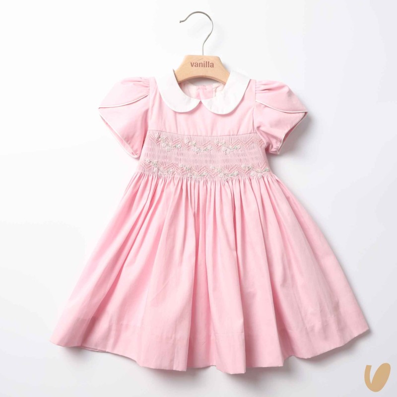 Abito in popeline punto smock Abito e Tuta