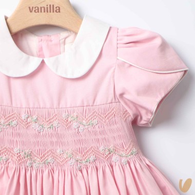 Abito in popeline punto smock Abito e Tuta