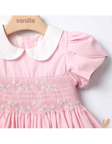 Dress in poplin smock point