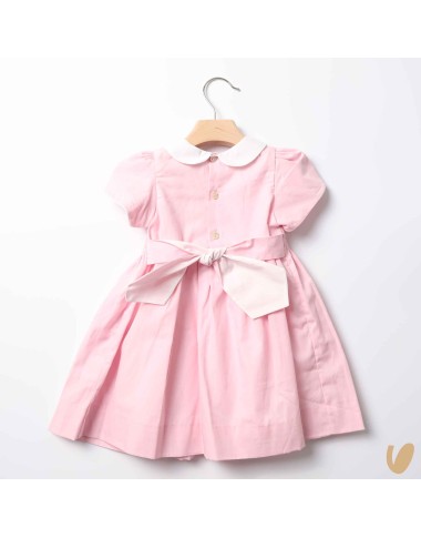 Dress in poplin smock point