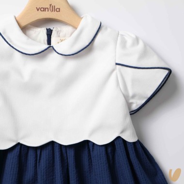 Abito in piquè e seersucker Abito e Tuta