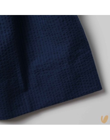 Dress in Piquè and Seersucker